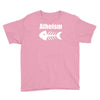 atheism fish skeleton Youth Tee