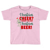 christmas cheer i thought you said christmas beer Toddler T-shirt