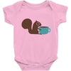 coffe squirrel Baby Bodysuit