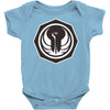 white and black Baby Bodysuit