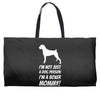 not just a dog person i'm a boxer mommy! Weekender Totes