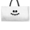 pumpkin funny face Weekender Totes