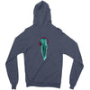headphones girl Zipper Hoodie