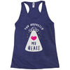 you abducted my heart Racerback Tank