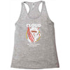 the most savage cat alive Racerback Tank