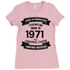 Premium Vintage 1971 Ladies Fitted T-Shirt