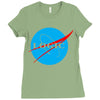 logic nasa Ladies Fitted T-Shirt