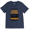 I Never Imagined I Would Be A Super Cool Autism Mom But Here I Am Kill V-Neck Tee