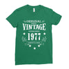 original parts vintage established 1977 perfectly aged Ladies Fitted T-Shirt