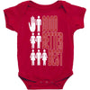 rude good better best, ideal birthday gift or present Baby Bodysuit