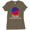 trump for president 2016 election republican political Ladies Fitted T-Shirt