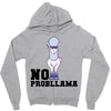 no probllama Zipper Hoodie