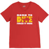 born to dive forced to work V-Neck Tee