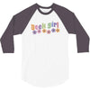 geek girl daisies 3/4 Sleeve Shirt