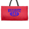 world greatest dad Weekender Totes