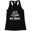 i love when my wife lets me buy another bike Racerback Tank