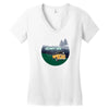 Way Down We Go Women's V-Neck T-Shirt