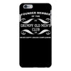 grumpy old men's club black iPhone 6/6s Plus Case