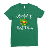 world's best mom Ladies Fitted T-Shirt