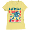 american football Ladies Fitted T-Shirt