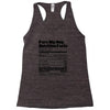 clebrity hip hop nutrition Racerback Tank