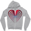 love red best Zipper Hoodie