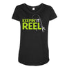 keepin' it reel Maternity Scoop Neck T-shirt