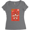 light on Women's Triblend Scoop T-shirt