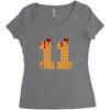 Eleven Waffle Women's Triblend Scoop T-shirt