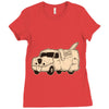 the shaggin' wagon Ladies Fitted T-Shirt