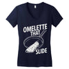omelette that slide Women's V-Neck T-Shirt