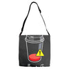refill required Adjustable Strap Totes