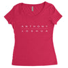 anthony joshua men's boxing Women's Triblend Scoop T-shirt