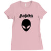 alien funny tshirt Ladies Fitted T-Shirt