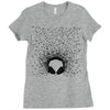 headphones Ladies Fitted T-Shirt