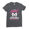 Super Aunt - What's Your Superpower? Ladies Fitted T-Shirt