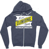 climbing thing wouldn't understand Zipper Hoodie