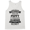 Super Cool Poppy Of A Freaking Awesome Grandson Tank Top