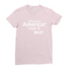 because america Ladies Fitted T-Shirt