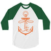 anchored faith 3/4 Sleeve Shirt