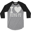 i love kung fu 3/4 Sleeve Shirt