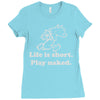 life is short Ladies Fitted T-Shirt