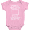 missing air guitar Baby Onesie