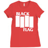 black flag new Ladies Fitted T-Shirt