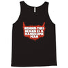 behind beard is a handsome man Tank Top