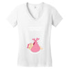 Estimated Delivery September Baby Girl Women's V-Neck T-Shirt