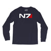 mass effect n7 logo Long Sleeve Shirts