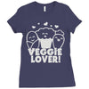 vegetarian Ladies Fitted T-Shirt
