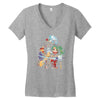the burning joke Women's V-Neck T-Shirt