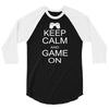 keep calm and game on 3/4 Sleeve Shirt
